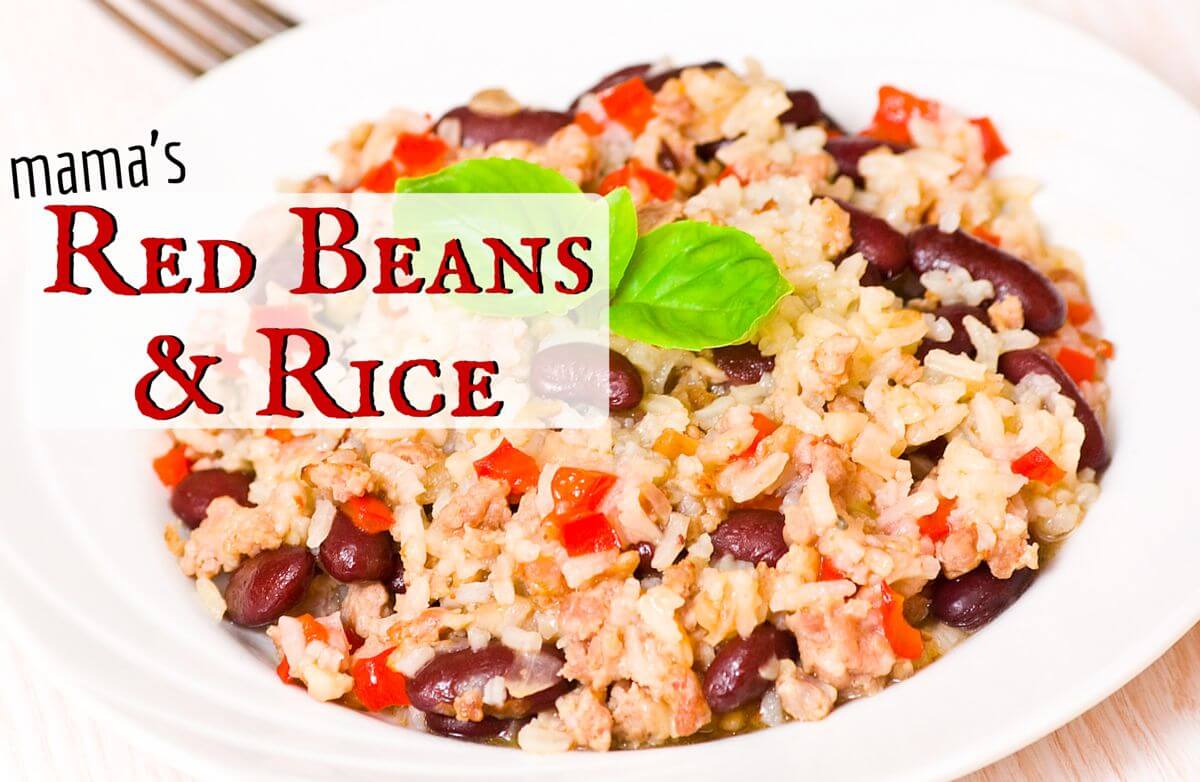 quick red beans and rice recipe