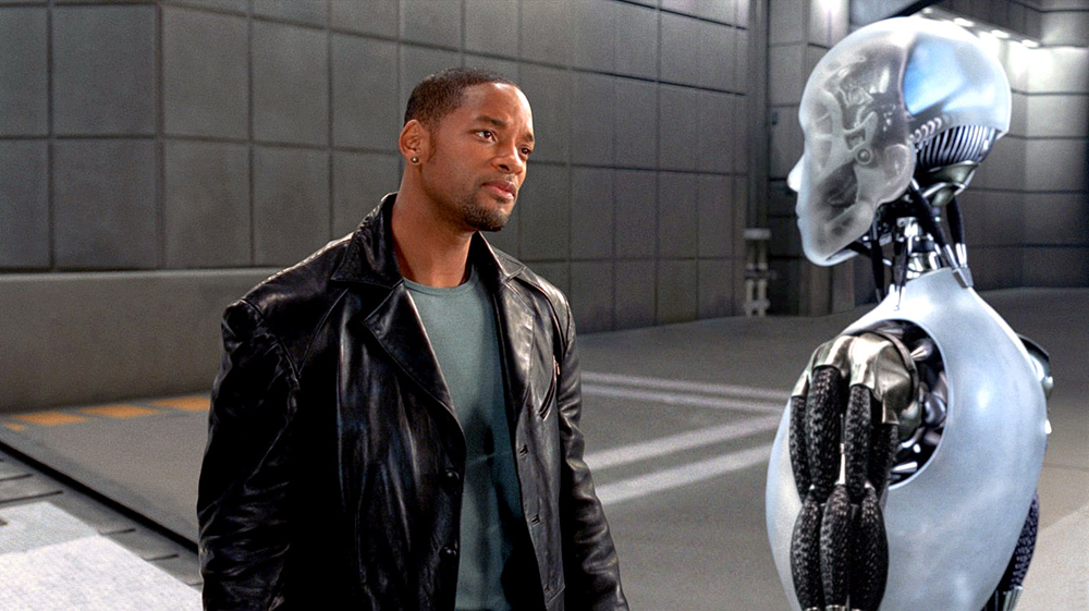 Will Smith in the film "I, Robot" (2004)