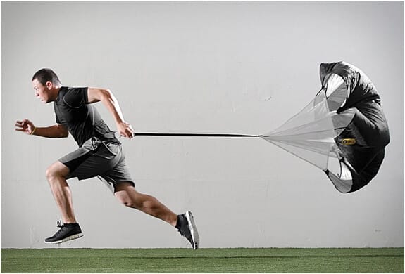 New 57"inch Speed Training Resistance Parachute Chute Power For Running Sport 