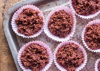 Cooking sweet snacks while on a diet