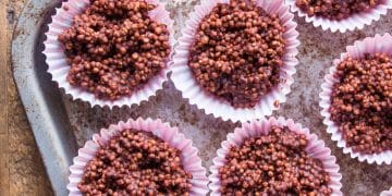 Cooking sweet snacks while on a diet