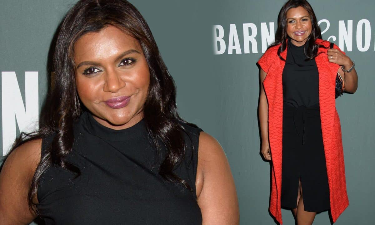 Mindy Kaling lips look different. 