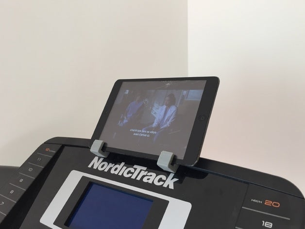 Treadmill book holder