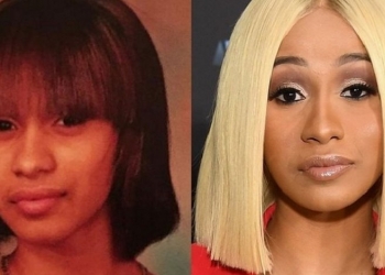 Cardi B before and after